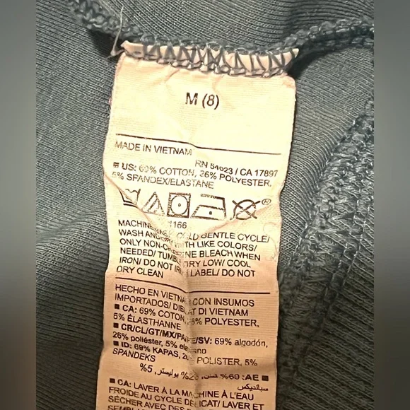 Old Navy Active Dynamic Fleece Zip-Up Sweatshirt Kids Teal Hoodie Size 8 - Picture 13 of 15